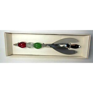 Stainless Serving  Fork  TAG LTD 3 Bead Handle    New In Box
